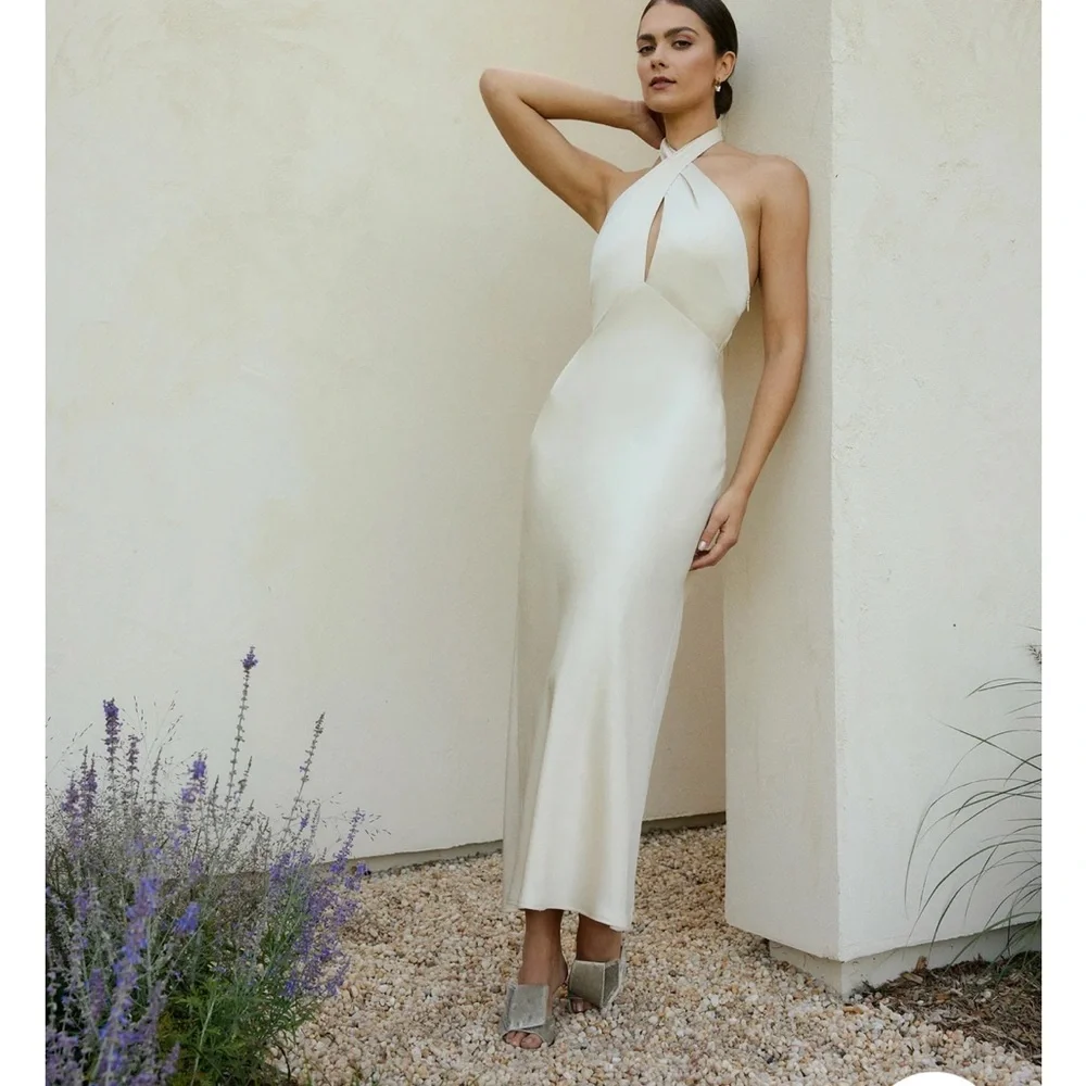 maxi knitted dress Button Down Knit (Taupe) – Florette The Label Designed to shimmer under Size:DDD designer beach cover ups Gillian Anderson's Silver Aquazurra